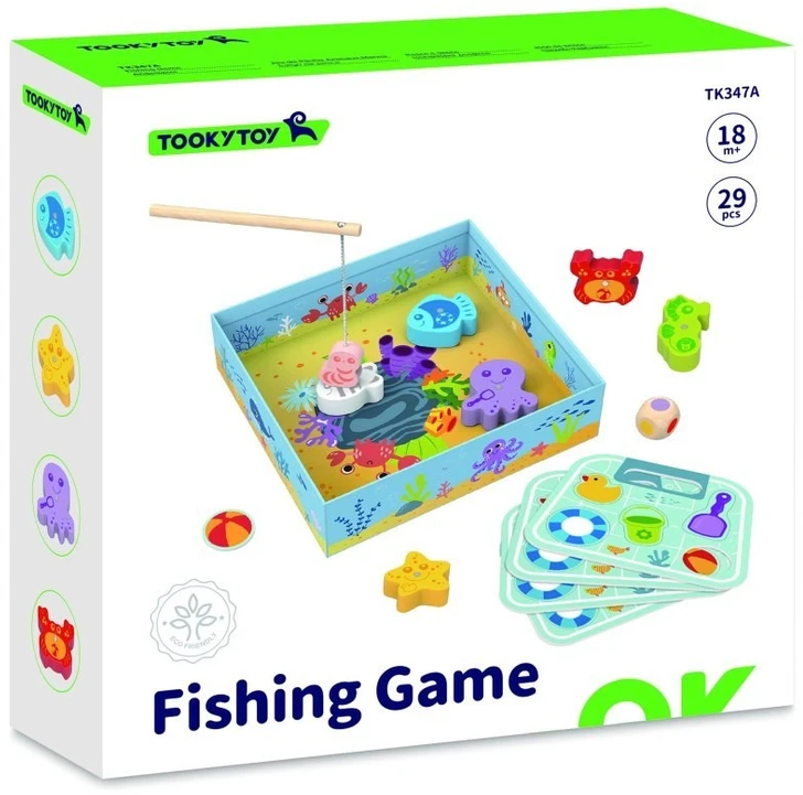 Tooky Toys Medinis žaidimas TOOKY TOY, magnetinis