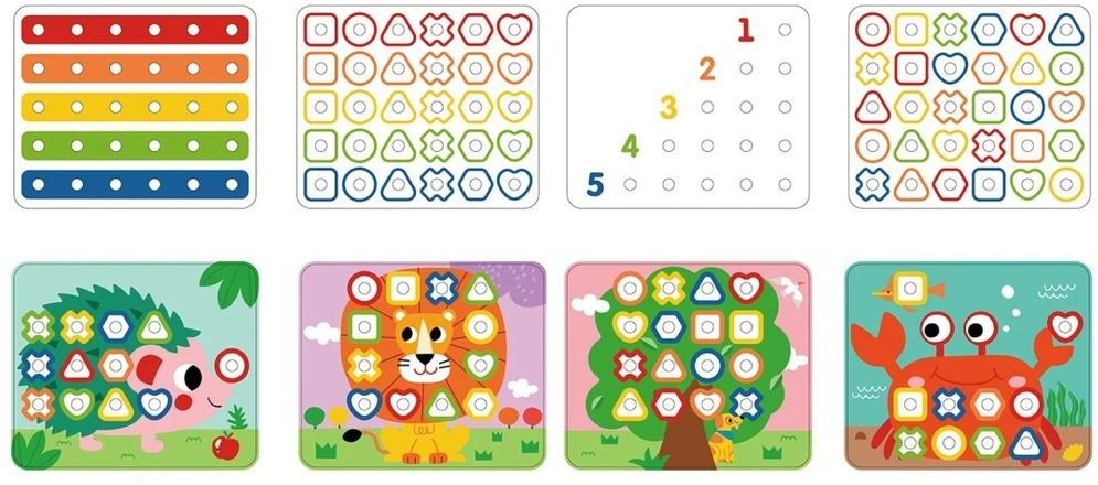 Tooky Toys Mokomoji lenta Tooky Toy, Montessori metodas