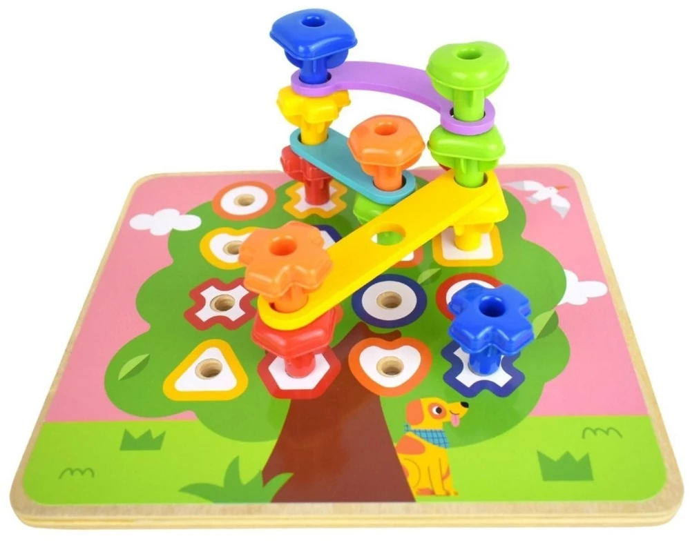 Tooky Toys Mokomoji lenta Tooky Toy, Montessori metodas