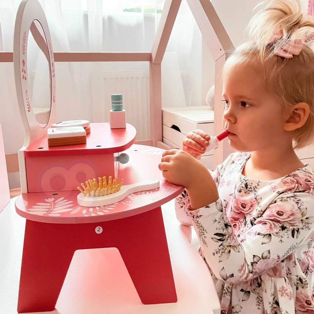 Tooky Toys Tualetinis staliukas TOOKY TOY, su veidrodžiu