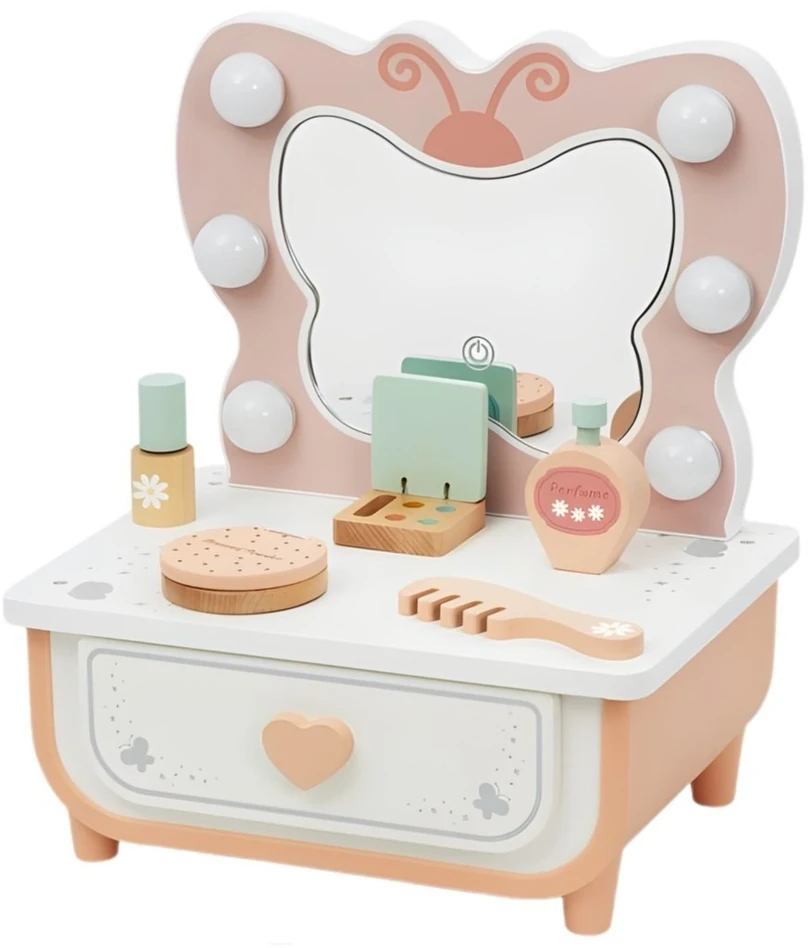 Tooky Toys Tualetinis staliukas Tooky Toy, su LED apšvietimu