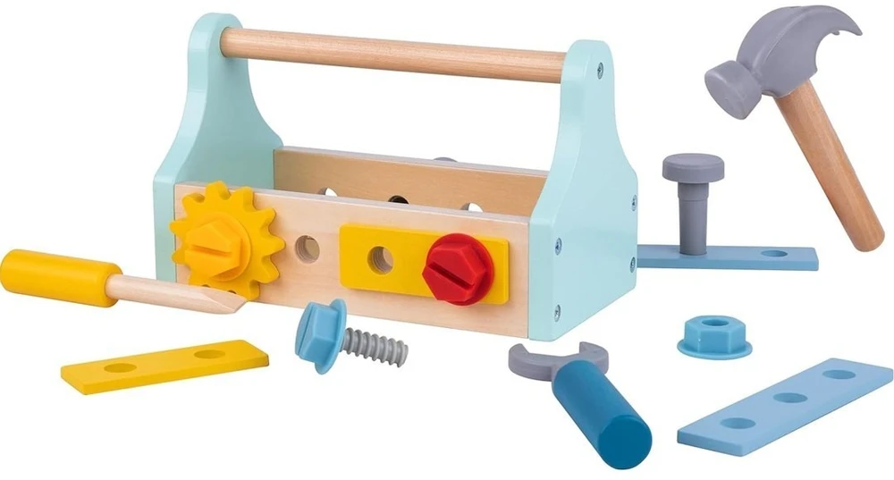 Tooky Toys Žaislas įrankių dėžė Tooky Toy, 18 detalių