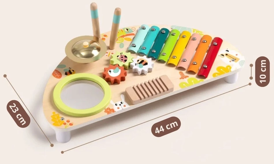 Tooky Toys Žaislas muzikos centras TOOKY TOY, medinis