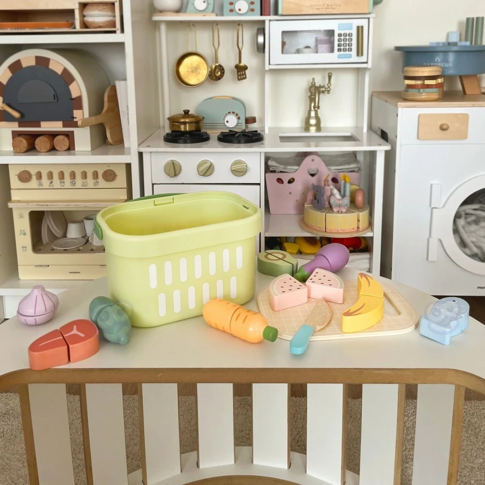 Tooky Toys Žaislas rinkinys Tooky Toy, su pjaustomu maistu