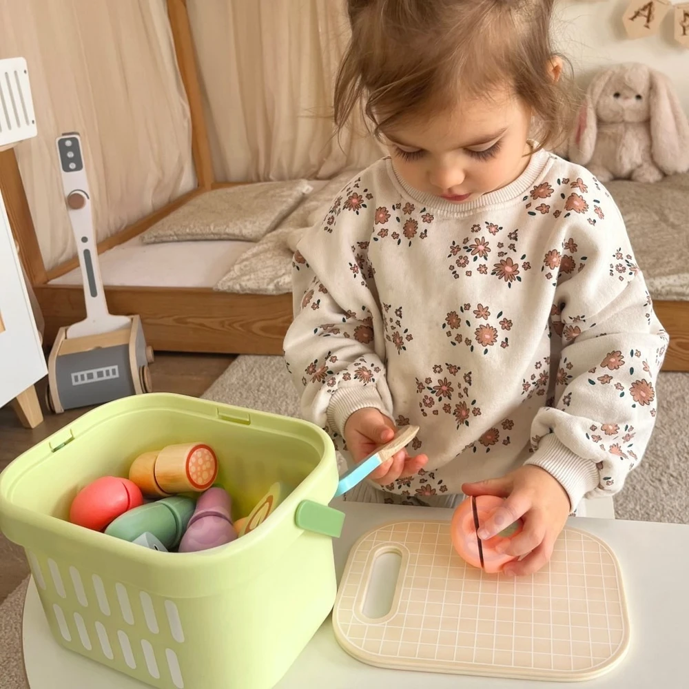 Tooky Toys Žaislas rinkinys Tooky Toy, su pjaustomu maistu