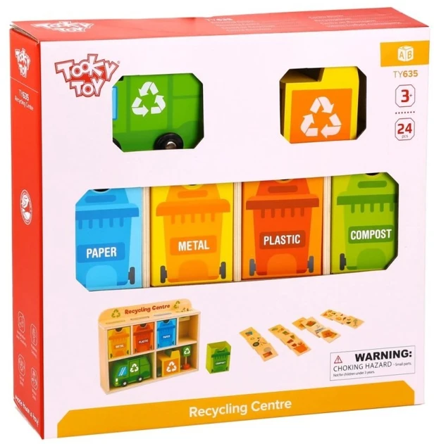 Tooky Toys Žaislas rūšiuotojas Tooky Toy, medinis