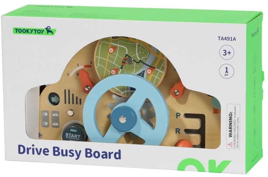 Tooky Toys Žaislas vairas TOOKY TOY, judantys elementai