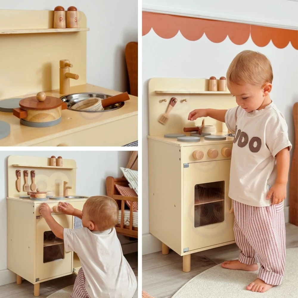 Tooky Toys Žaislinė virtuvėlė Tooky Toy, 10 dalių