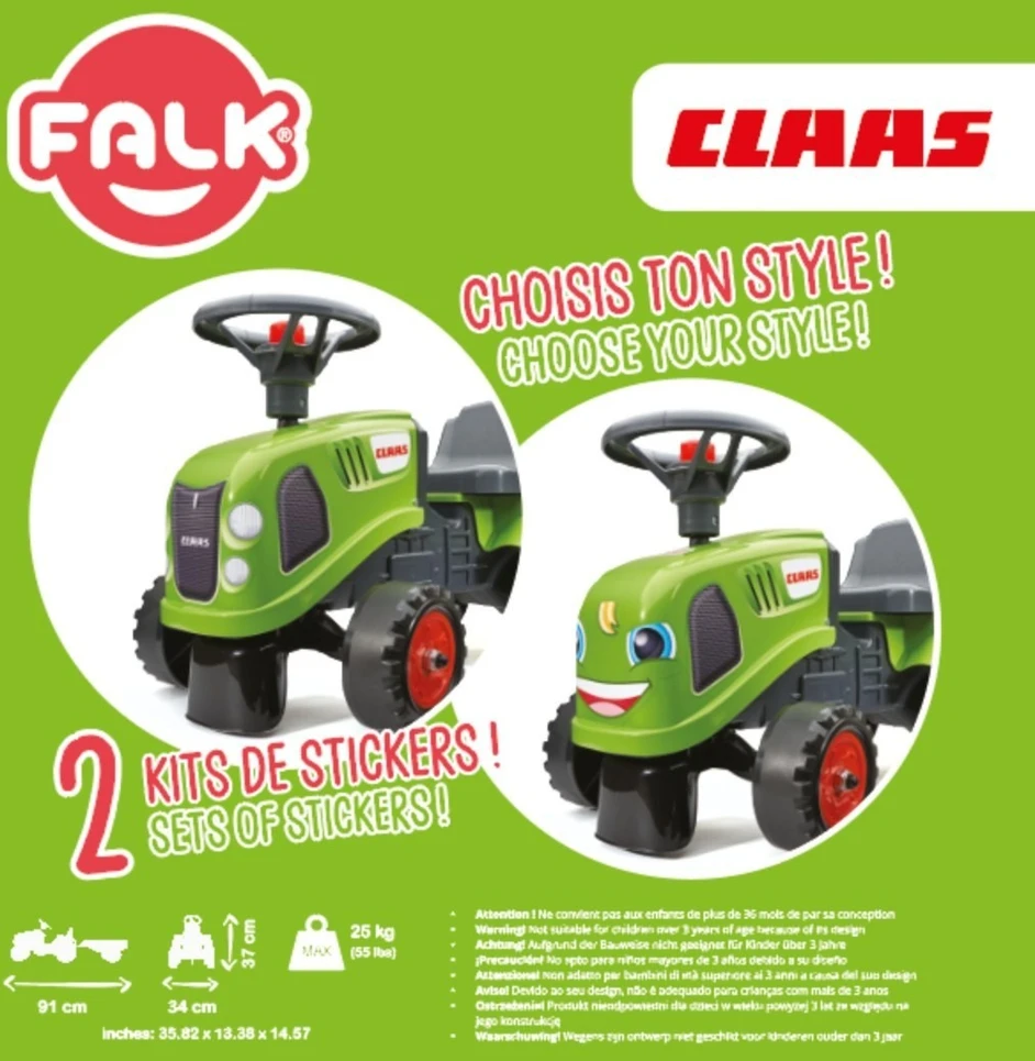 Traktorius FALK, vairas su garsiniu signalu