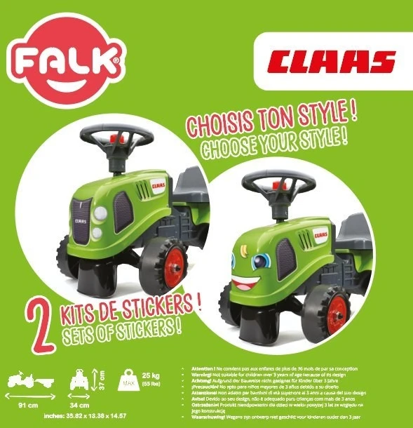 Traktorius FALK, vairas su garsiniu signalu