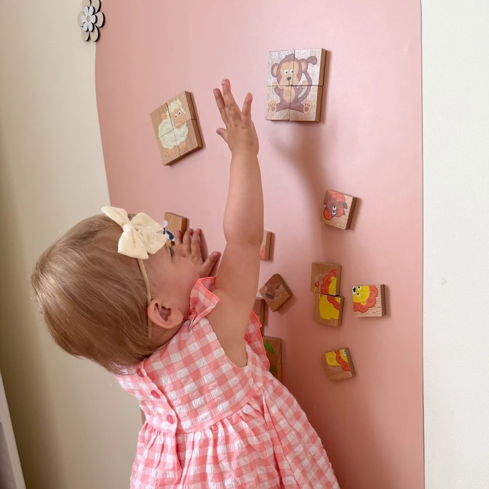 Viga Toys Dėlionė vaikams Viga, 32 magnetinės dalys