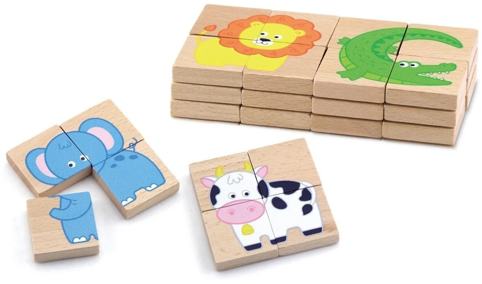 Viga Toys Dėlionė vaikams Viga, 32 magnetinės dalys