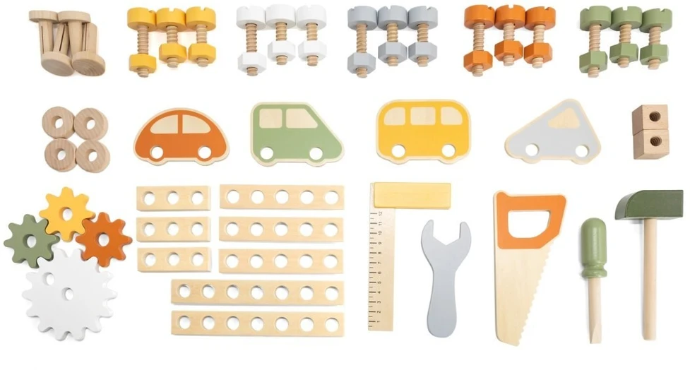 Viga Toys Dirbtuvių žaislas Viga, medinė konstrukcija