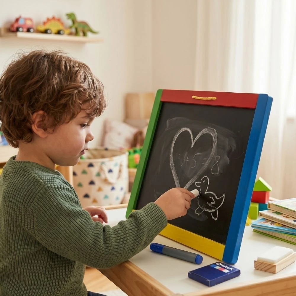 Viga Toys Dvipusė lenta Viga, su lentyna