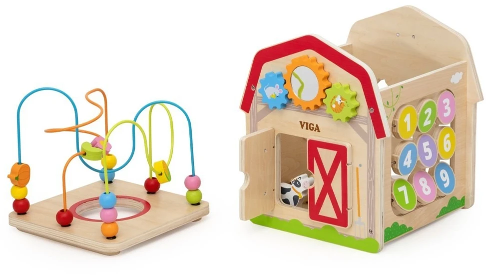 Viga Toys Edukacinis kubas VIGA, 7 veiklos