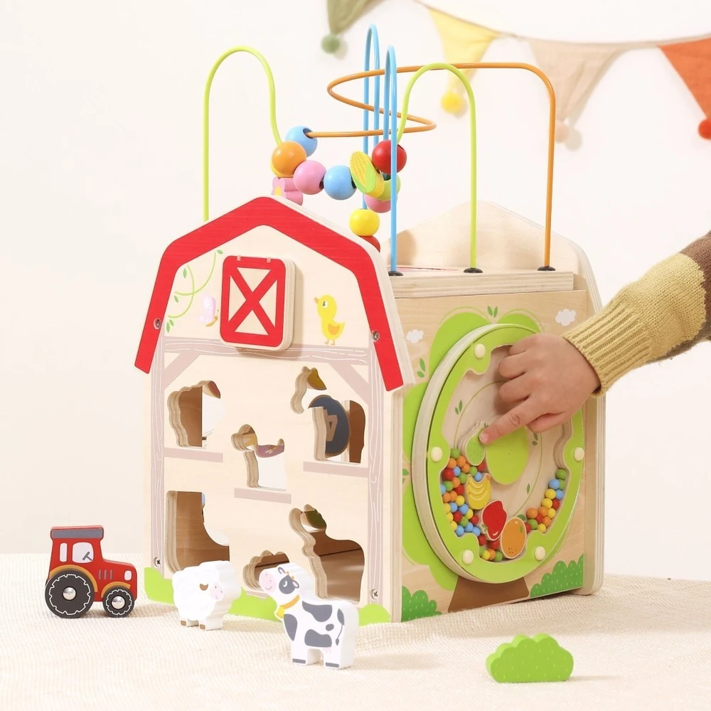 Viga Toys Edukacinis kubas VIGA, 7 veiklos