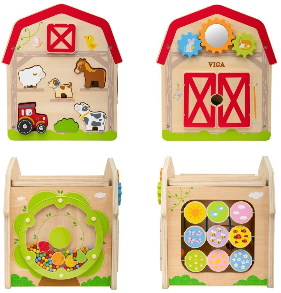 Viga Toys Edukacinis kubas VIGA, 7 veiklos