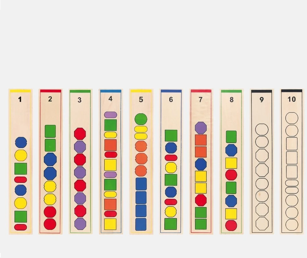 Viga Toys Edukacinis žaislas Viga, 104 elementai