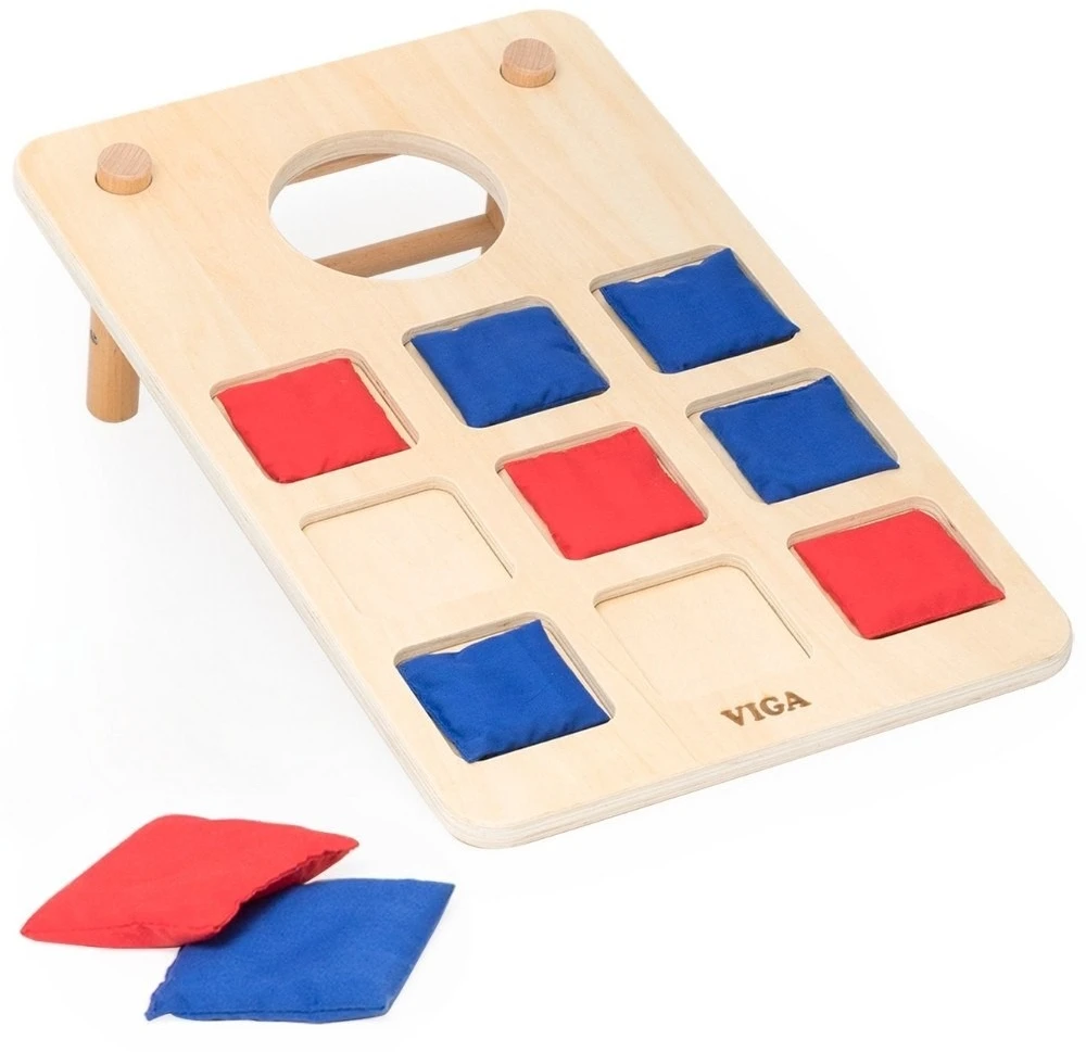 Viga Toys Įgūdžių lavinimo žaidimas Viga, su 8 mėtymo maišais