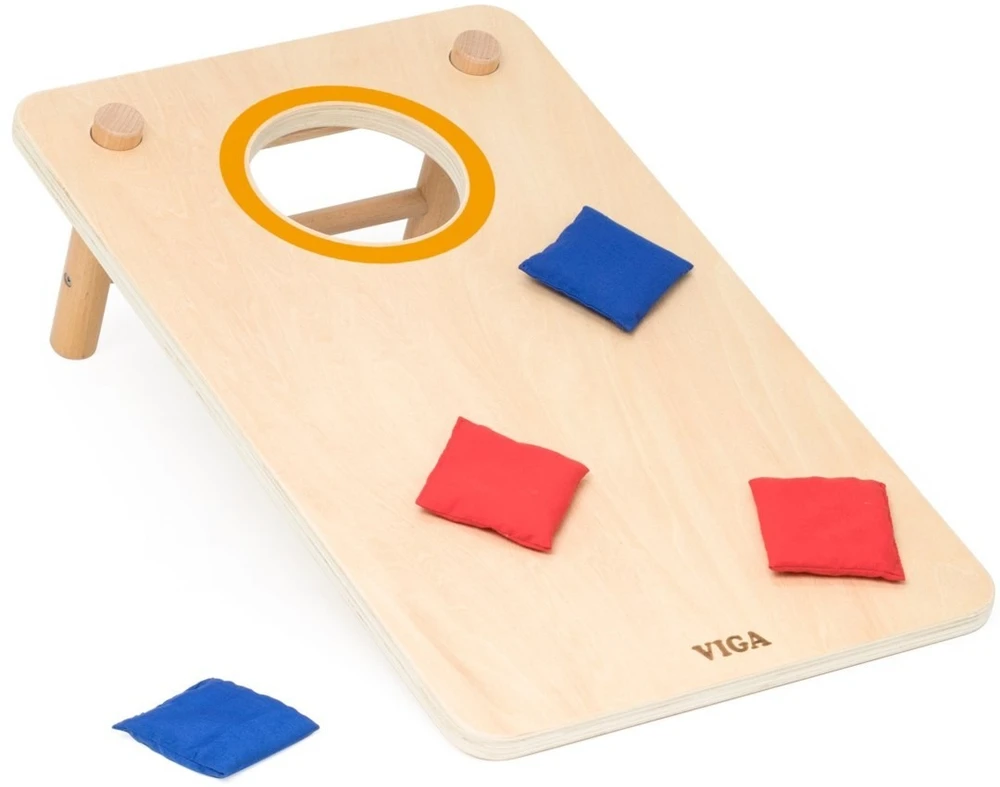Viga Toys Įgūdžių lavinimo žaidimas Viga, su 8 mėtymo maišais
