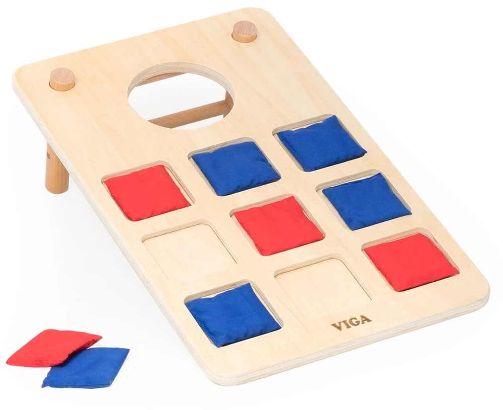 Viga Toys Įgūdžių lavinimo žaidimas Viga, su 8 mėtymo maišais
