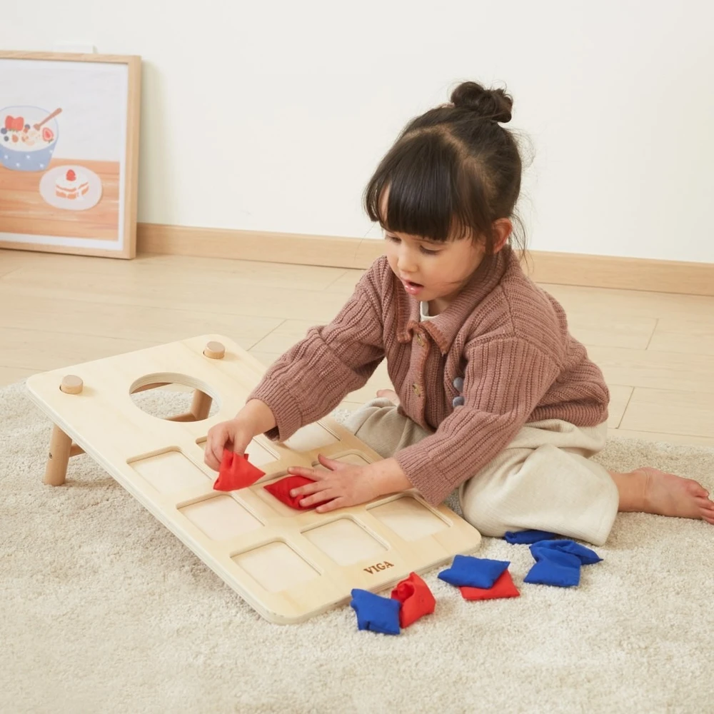 Viga Toys Įgūdžių lavinimo žaidimas Viga, su 8 mėtymo maišais