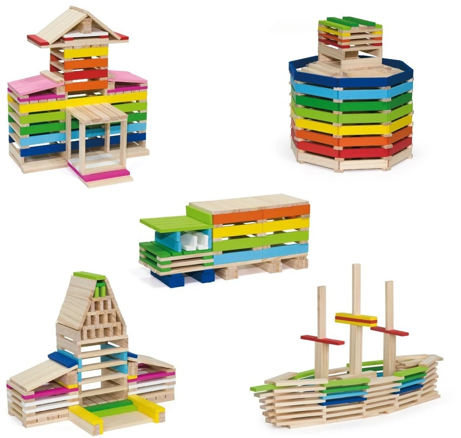 Viga Toys Konstruktorius Viga, 250 detalių