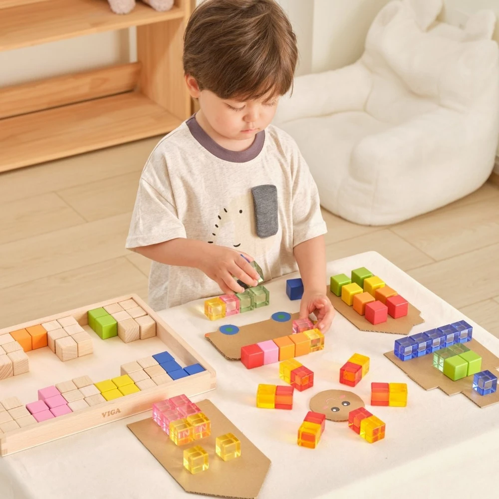 Viga Toys Konstruktorius VIGA, šviesos efektai