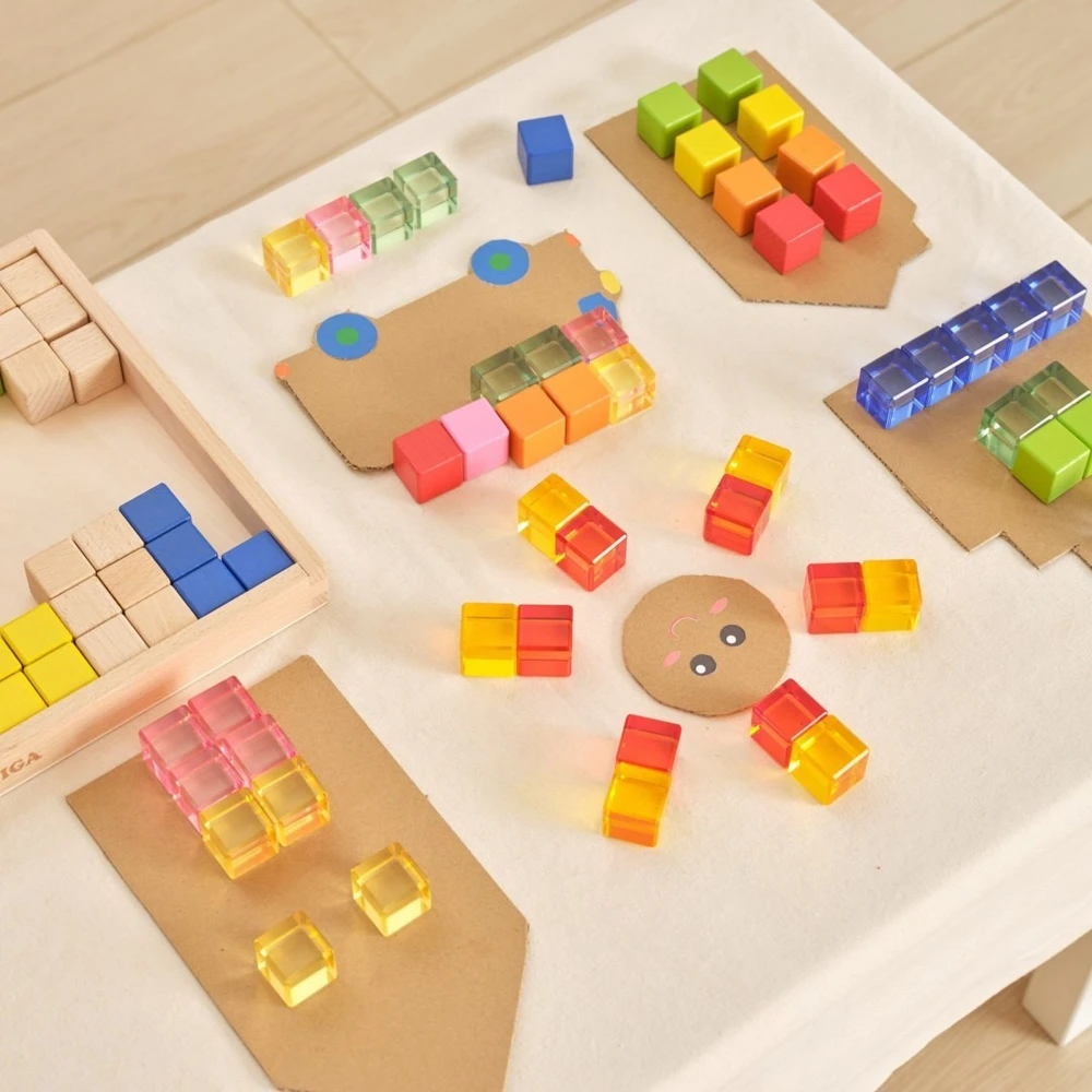 Viga Toys Konstruktorius VIGA, šviesos efektai