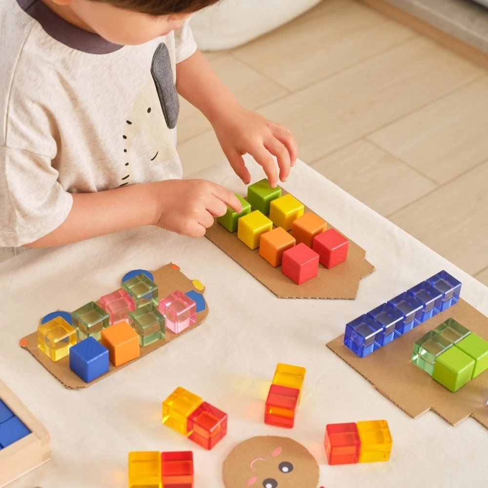 Viga Toys Konstruktorius VIGA, šviesos efektai