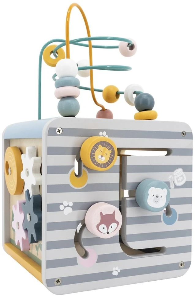 Viga Toys Lavinamasis žaislas Viga, su karoliukų labirintu
