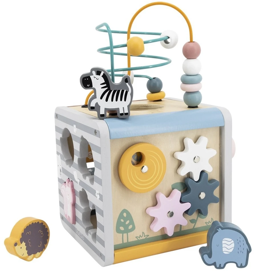 Viga Toys Lavinamasis žaislas Viga, su karoliukų labirintu