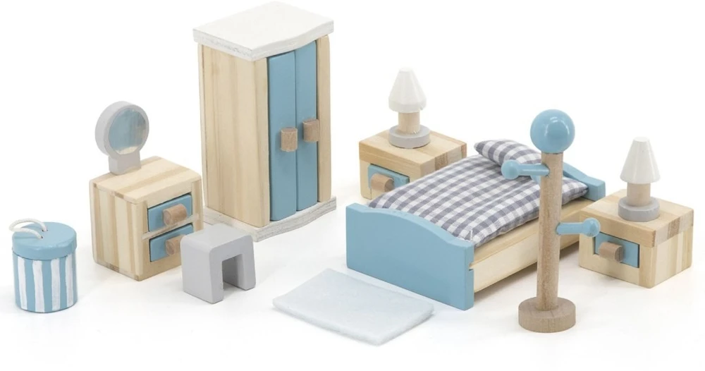 Viga Toys Lėlių namelio baldų komplektas VIGA