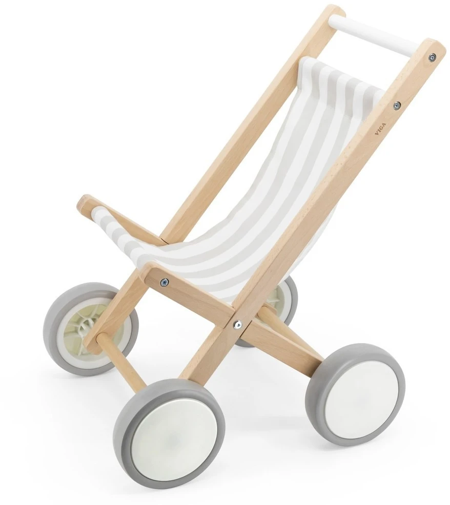 Viga Toys Lėlių vežimėlis VIGA, iš buko medienos