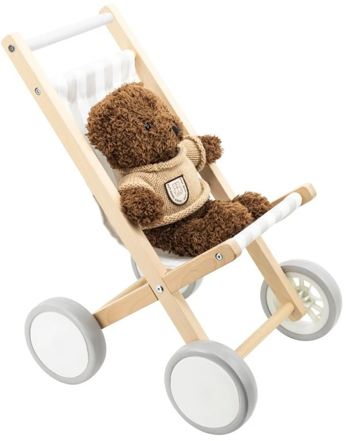 Viga Toys Lėlių vežimėlis VIGA, iš buko medienos