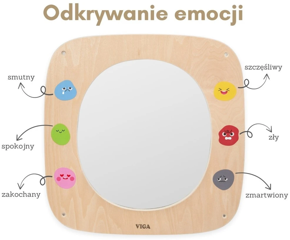 Viga Toys Lenta žaislas Viga, su veidrodžiu