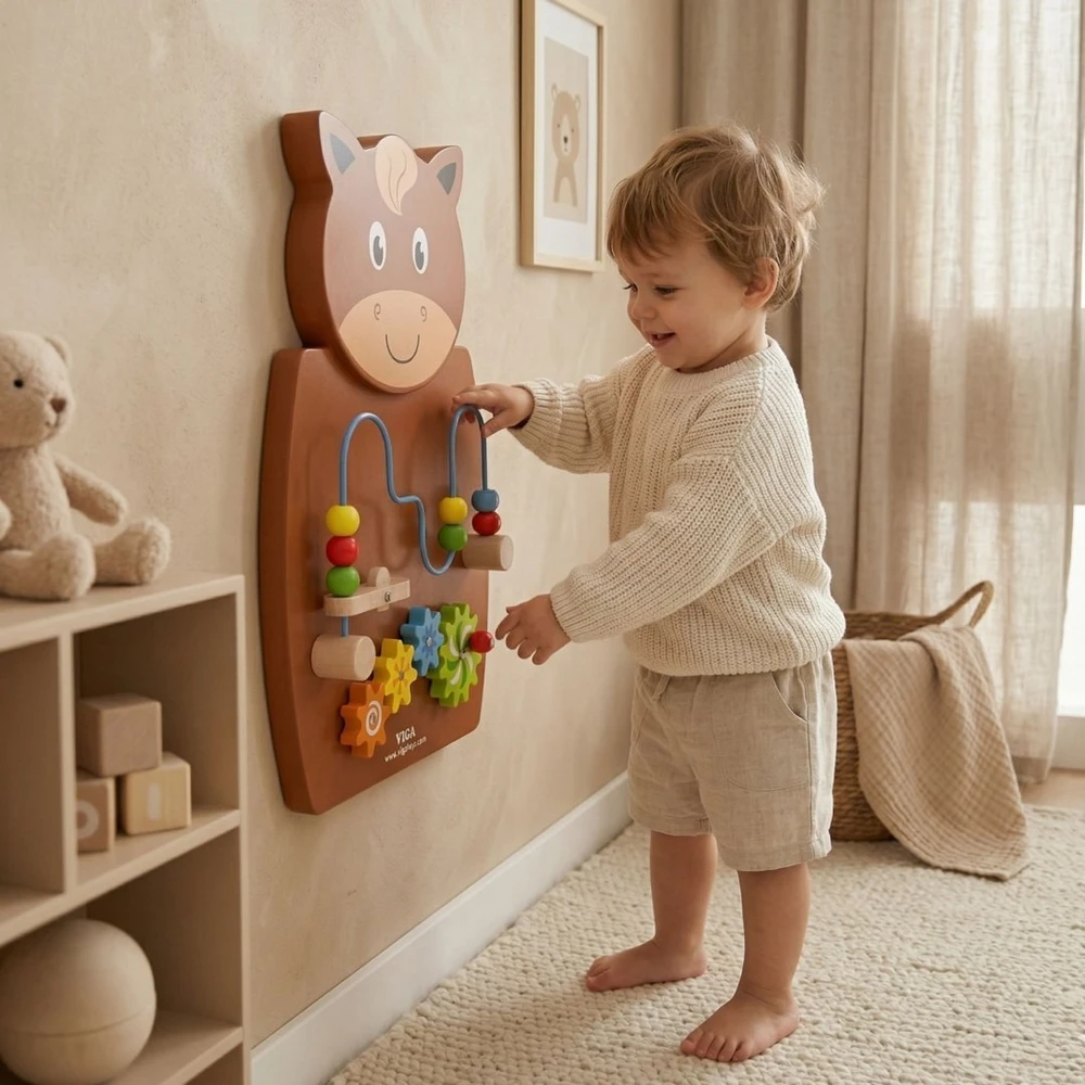 Viga Toys Manipuliavimo lenta Viga, medinė