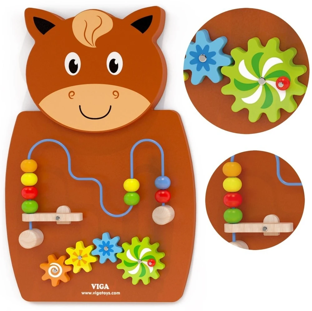Viga Toys Manipuliavimo lenta Viga, medinė