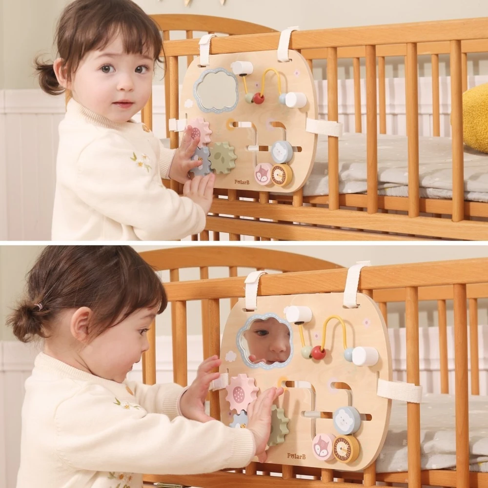 Viga Toys Manipuliavimo lenta Viga, pastelinės spalvos