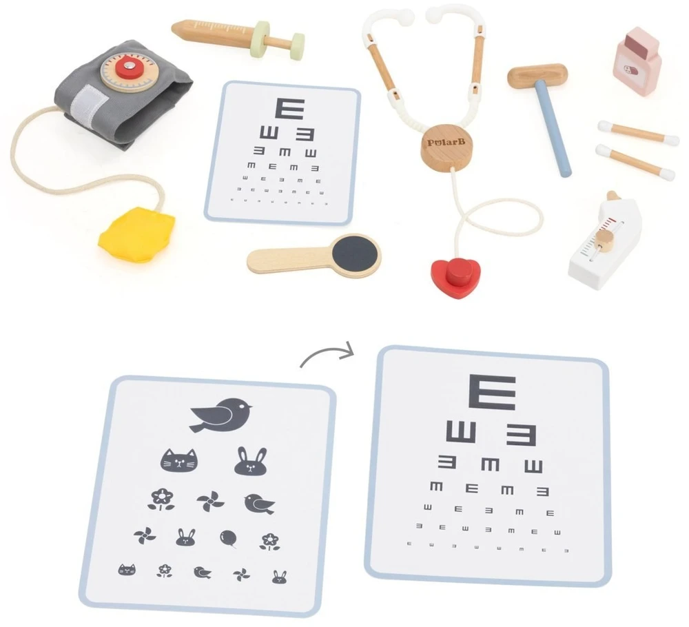 Viga Toys Medicinos rinkinys VIGA, 10 dalių