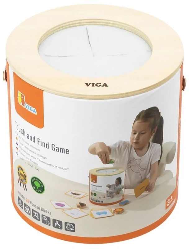 Viga Toys Medinės kaladėlės Viga, 20 elementų