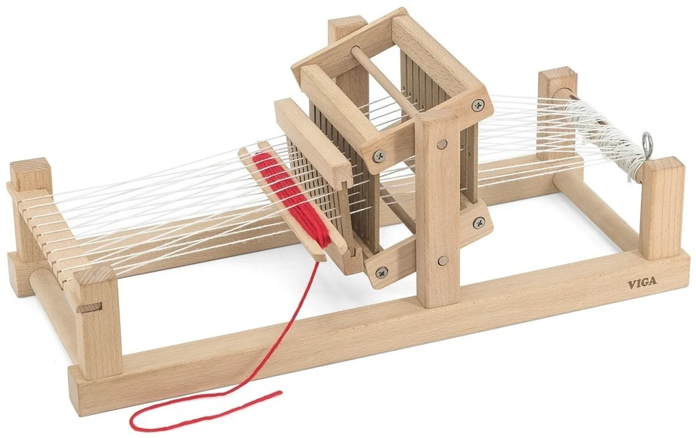Viga Toys Medinės staklės Viga, iš natūralios medienos