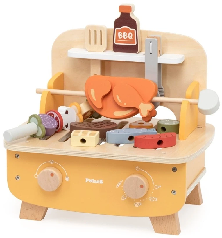 Viga Toys Medinis grilio rinkinys VIGA, 22 dalys