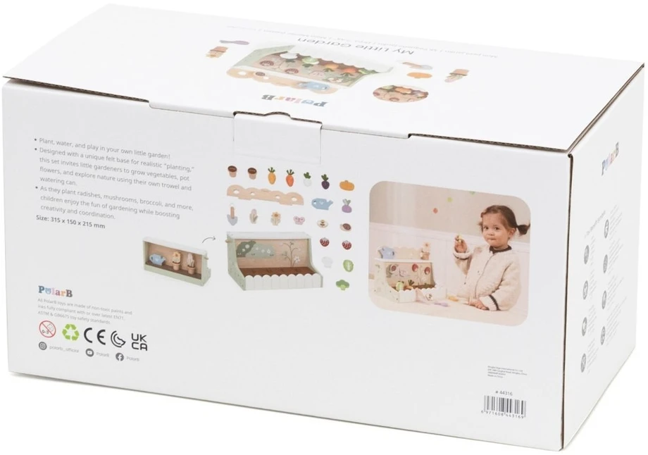 Viga Toys Medinis žaislas Viga, daržovių sodas
