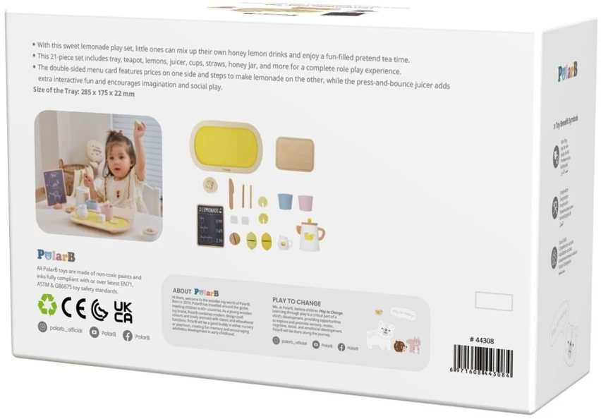 Viga Toys Medinis žaislas VIGA PolarB, 21 elementas