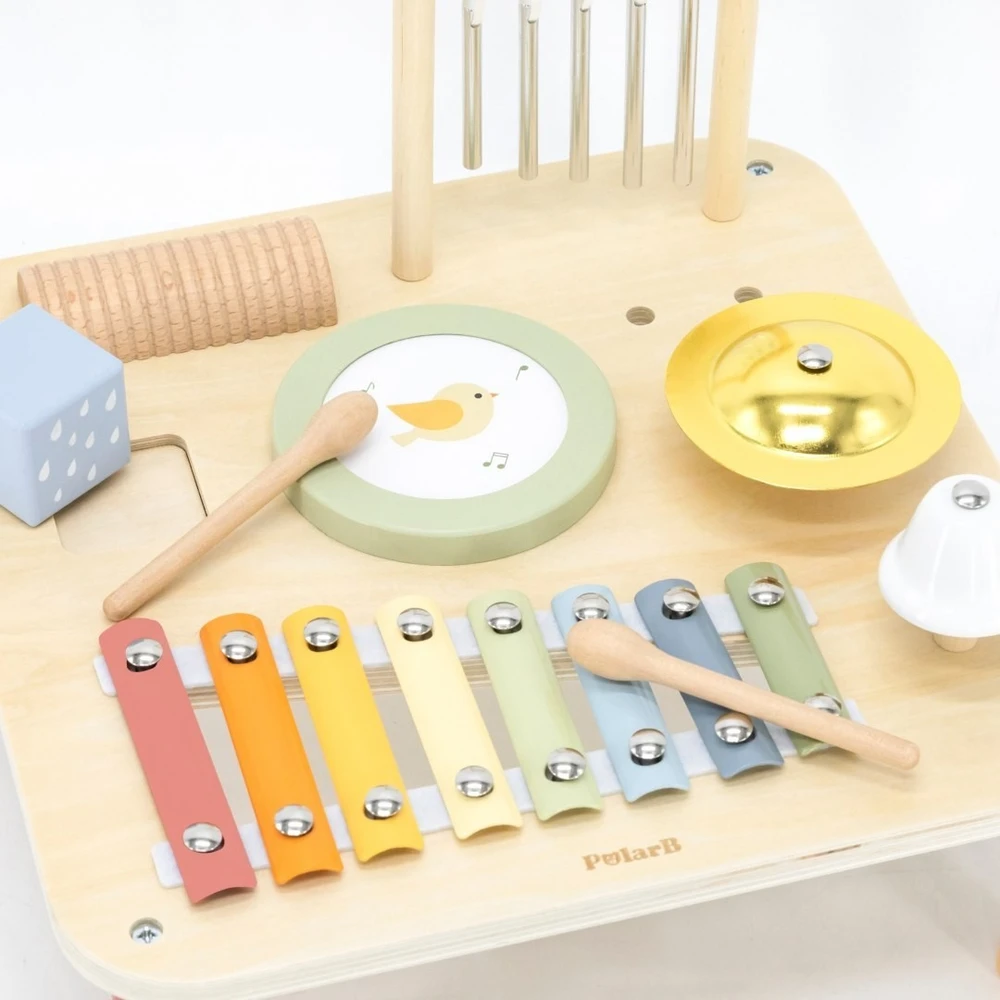 Viga Toys Muzikinis stalas Viga, 7 viename