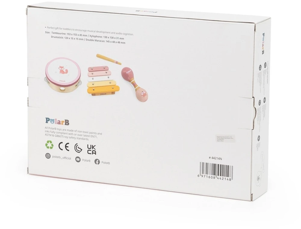 Viga Toys Muzikos instrumentų rinkinys VIGA, 3 instrumentai