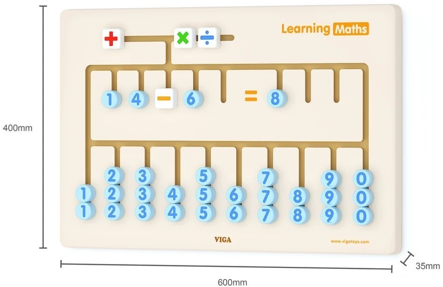 Viga Toys Sensorinė lenta VIGA, Montessori principai