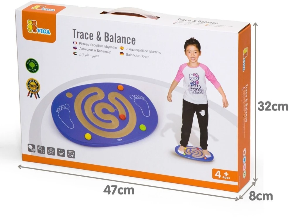 Viga Toys Sensorinė lenta VIGA, su labirintu