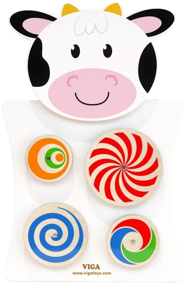 Viga Toys Sieninė lenta Viga, besisukantys diskai
